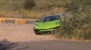 Lamborghini Aventador SV Has "Offroad" Crash