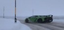Lamborghini Aventador SVJ Drifting