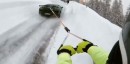 Lamborghini Aventador SVJ Pulls a Skier, Does Extreme Winter Sports