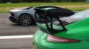 Lamborghini Aventador vs. Porsche 911 GT3 RS Is an Open-and-Shut Drag Race