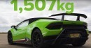 Lamborghini Aventador SVJ Drag Races Huracan Performante, Teaches It a Lesson