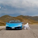 Huracan Evo Spyder and the aliens that drive it, by architectural photographer Valentina Sommariva