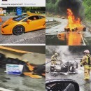 Lamborghini burns on Sea to Sky Highway