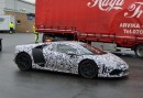 Lamborghini Cabrera spied with retro wheels