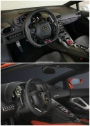 Lamborghini Huracan vs Lamborghini Aventador comparison: interior