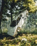 Lamborghini Countach Abandoned in the Woods rendering