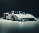 Lamborghini Countach "Elettrica" rendering