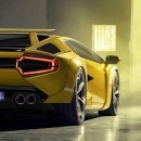 Lamborghini Countach Modern Tribute Is a Huracan in Disguise