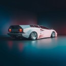 Lamborghini Countach Shooting Brake rendering