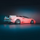Lamborghini Countach Shooting Brake rendering