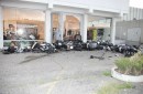 Lamborghini Crashes into BMW Motorcycle Dealership