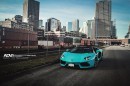 Lamborghini Aventador Roadster in Blu Glauco