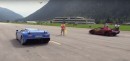 Lamborghini Diablo Drag Races Bugatti EB110