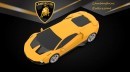 Lamborghini “Evoluzione Concept” rendering by Giovanni Iodice