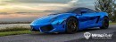Lamborghini Gallardo Blue Chrome Wrap
