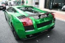 Lamborghini Gallardo Green Chrome Wrap