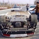 Lamborghini Gallardo Flips Over in China