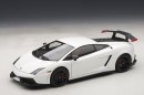 Lamborghini Gallardo Super Trofeo Stradale Scale Model in Bianco Monocerus