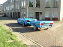 Lamborghini Gallardo Tows Color-Coded Trailer in The Netherlands