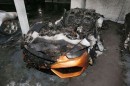 Burned Lamborghini Huracan