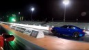 Lamborghini Huracan Drag Races 1,000 HP Charger Hellcat