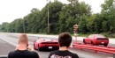 Lamborghini Huracan Drag Races Dodge Demon