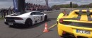 Lamborghini Huracan vs Ferrari 458 Spider drag race