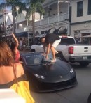 Lamborghini Huracan Driver Steps on Windshield to Show Off