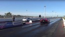 Porsche Taycan Turbo S vs Lamborghini Huracan EVO drag race