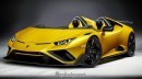 Lamborghini Huracan Evo RWD Speedster rendering