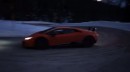 Lamborghini Huracan Performante Goes Drifting in the Italian Alps