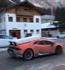 Lamborghini Huracan Hauling a Mattress