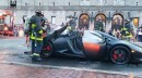 Lamborghini Huracan Performante Spyder Burns in Boston