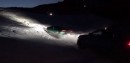 Lamborghini Huracan Performante Spyder Climbing Ski Slope