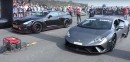Lamborghini Huracan Performante vs Nissan GT-R Nismo Drag Race