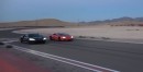 Lamborghini Huracan RWD Drag Races Acura NSX