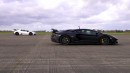 Lamborghini Huracan STO v Aventador SVJ braking test