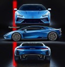 2025 Lamborghini LB63x rendering with Lanzador styling cues