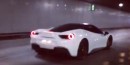 Lamborghini Huracan vs Ferrari 458 Tunnel Rev Battle
