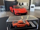 Lamborghini Huracan Evo: scale model and real car