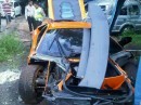 Lamborghini LP670-4 SV crash