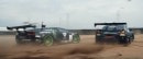 Lamborghini Murcielago vs Nissan GT-R vs Jeep Race Truck Battle Drift #2