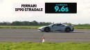 Ferrari SF90 Stradale vs. Lamborghini Revuelto vs. Porsche 918 Spyder Drag Race