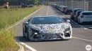 Camouflaged Lamborghini Revuelto prototype