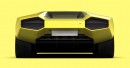 Lamborghini Countach 50th Anniversary Design Study by ARC Design