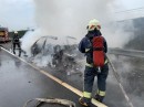 Lamborghini Urus burning in Taiwan