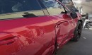 Lamborghini Urus crashed two hours into a one-month rental