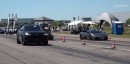 Lamborghini Urus drag races Murcielago
