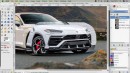 Lamborghini Urus Sedan goes for Estoque vibes with help from Audi e-tron GT in rendering by j.b.cars on Instagram