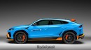Lamborghini Urus STO V10 rendering by spdesignsest